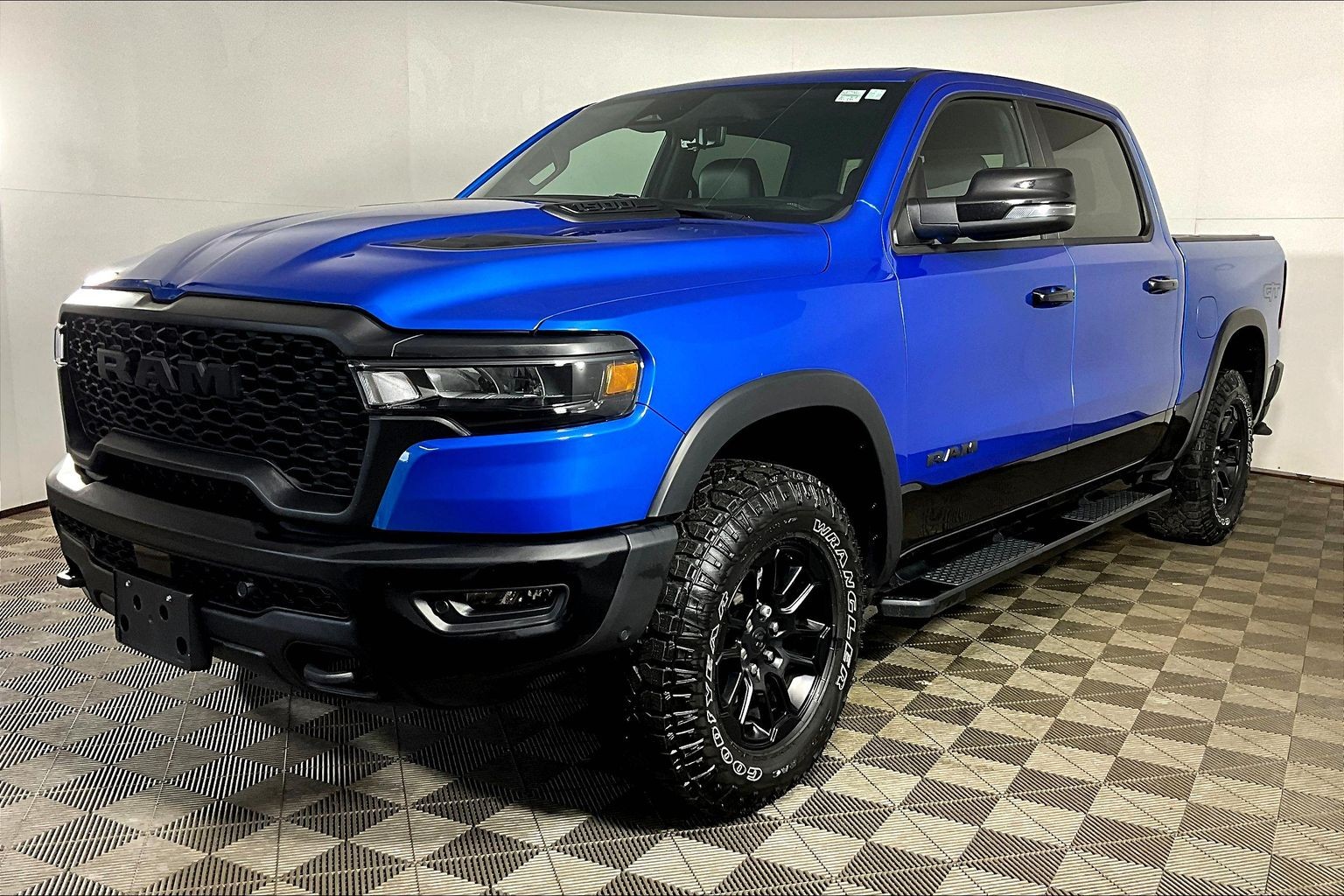 Blue 2025 RAM 1500 Pickup Truck Four-Wheel Drive Automatic