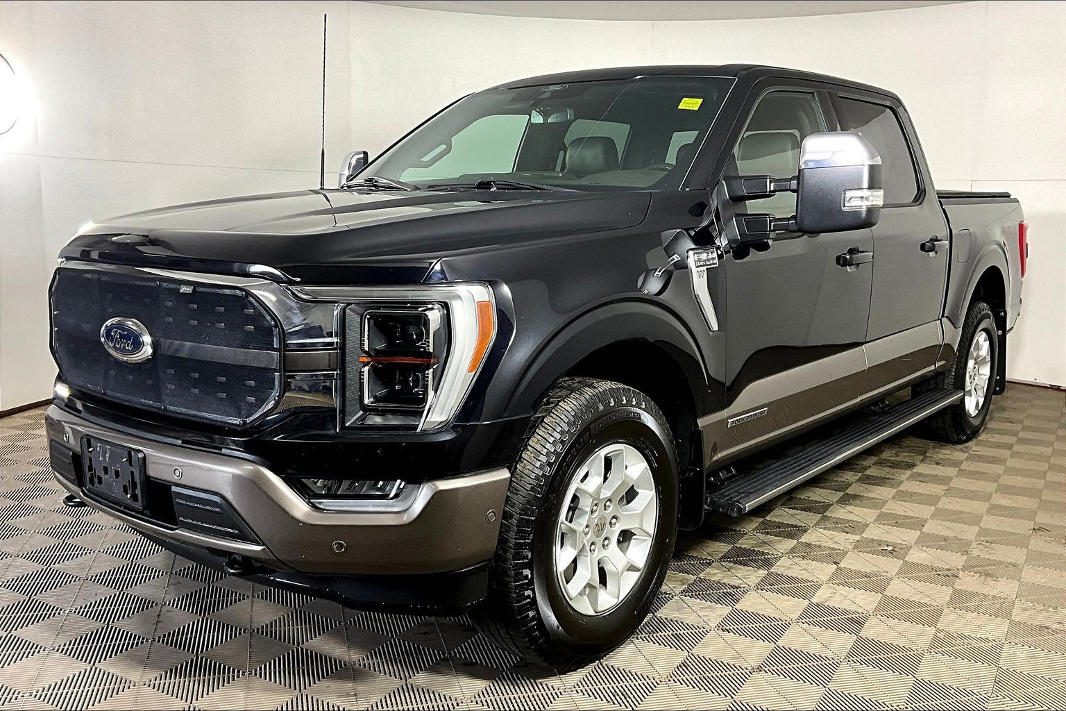 Black 2021 Ford F-150 Pickup Truck Four-Wheel Drive Automatic