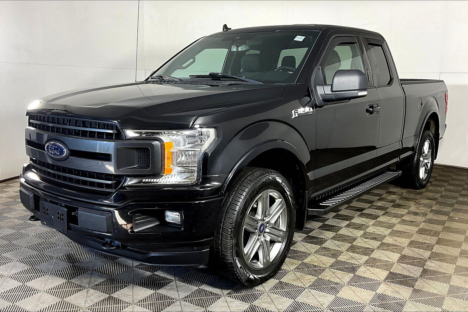 Black 2019 Ford F-150 Pickup Truck Four-Wheel Drive Automatic