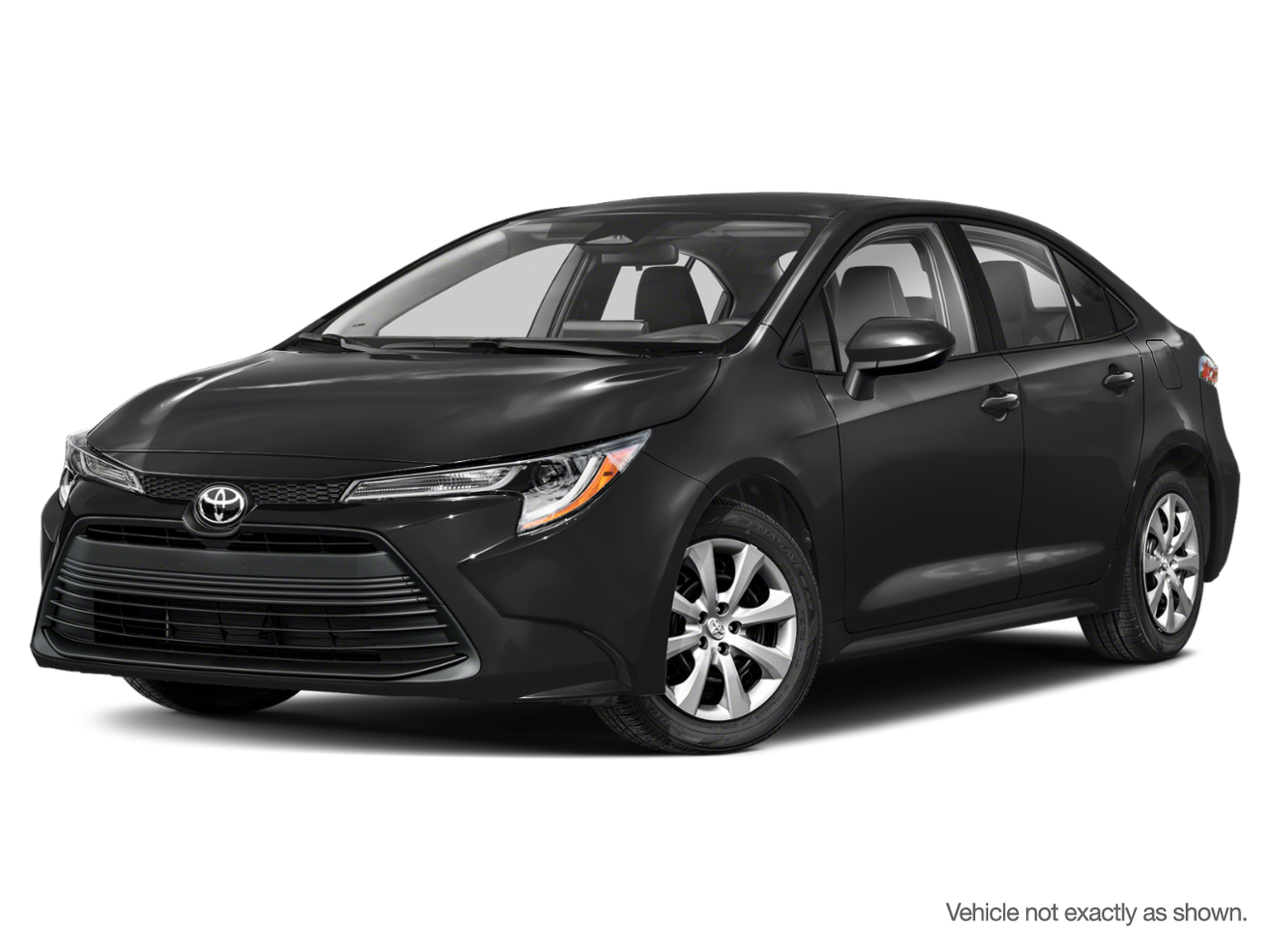 Black 2023 Toyota Corolla LE FWD Sedan Front-Wheel Drive Automatic