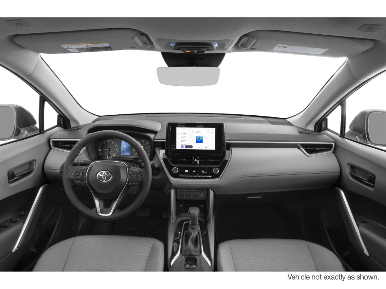 Silver 2025 Toyota Corolla Cross SUV / Crossover Front-Wheel Drive Automatic